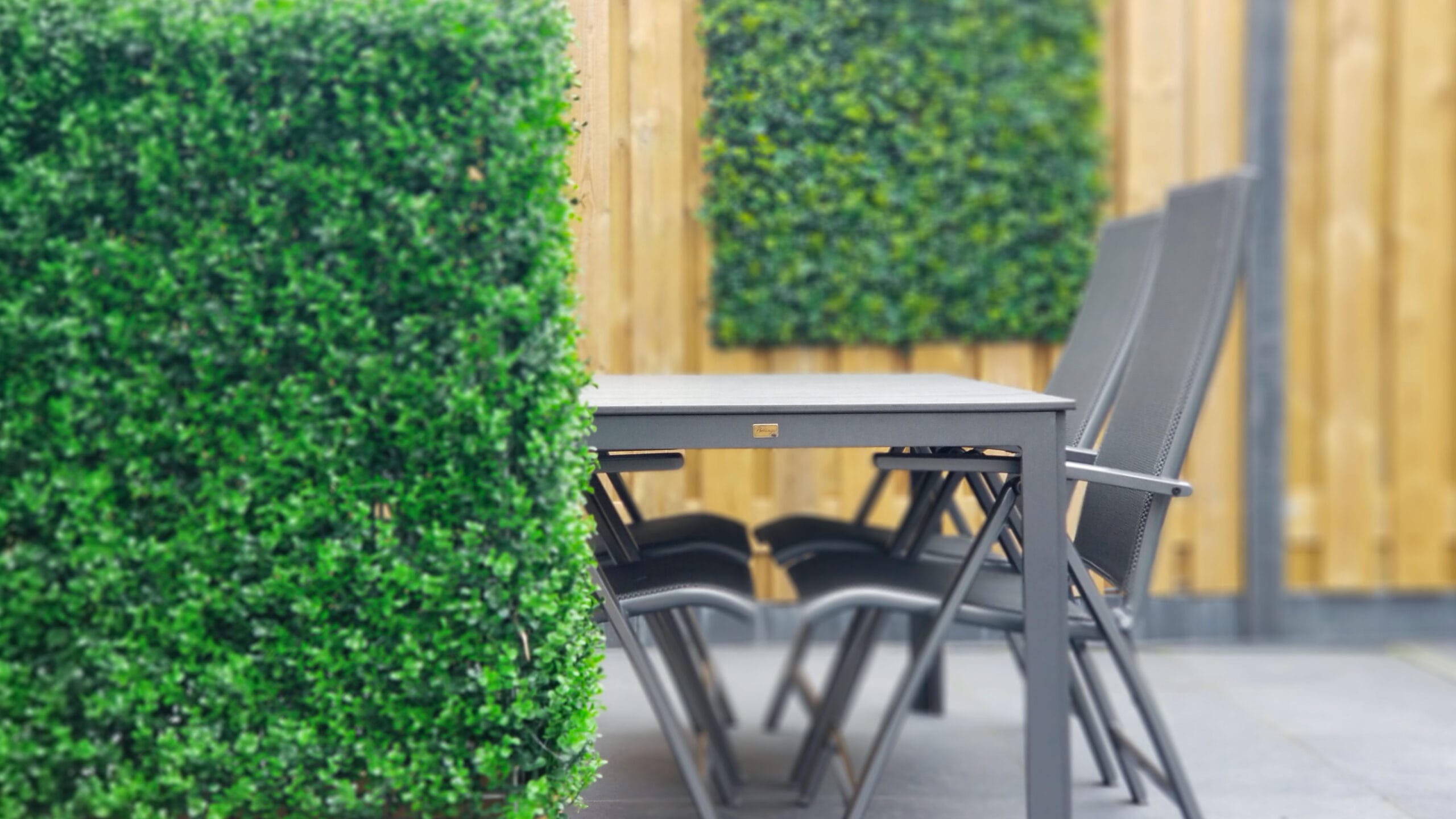 Privacy in tuin scherm