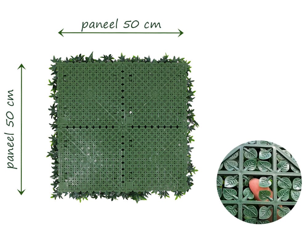 Hedera sterblad kunsthaag dichte achterkant Hedera sterblad kunsthaag dichte achterkant