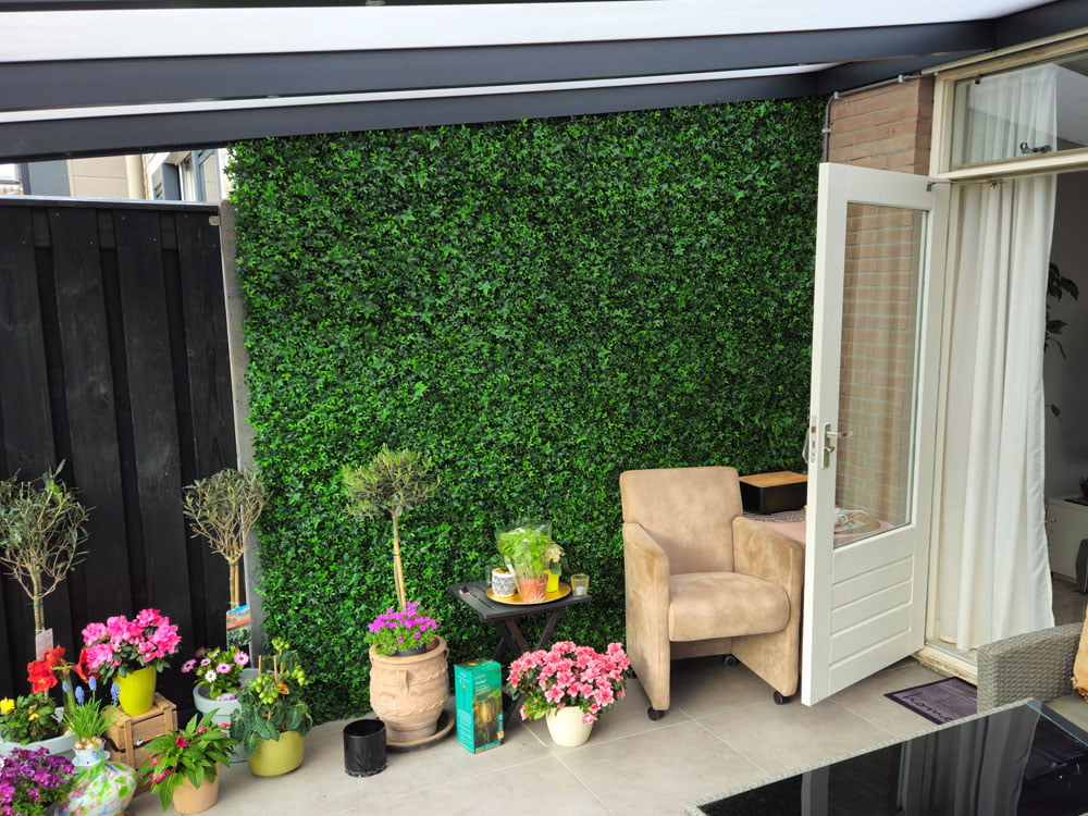 Hedera sterblad kunsthaag project foto Hedera sterblad kunsthaag project foto