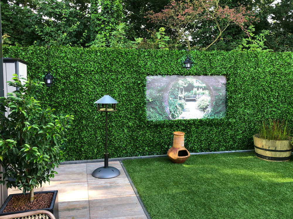 Hedera sterblad kunsthaag project foto Hedera sterblad kunsthaag project foto