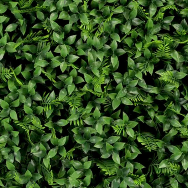 Vegetatie varen Kunsthaag dichte achterkant detail