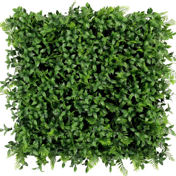 Vegetatie varen Kunsthaag dichte achterkant