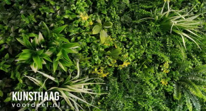 Kunstplanten wand uit midden segment