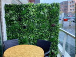 Leliegras bloem wit Plantenwand project foto