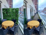 Leliegras bloem wit Plantenwand project foto