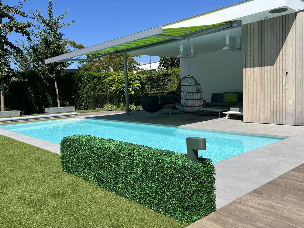 Buxus mix green Kunsthaag project foto Buxus mix green Kunsthaag project foto