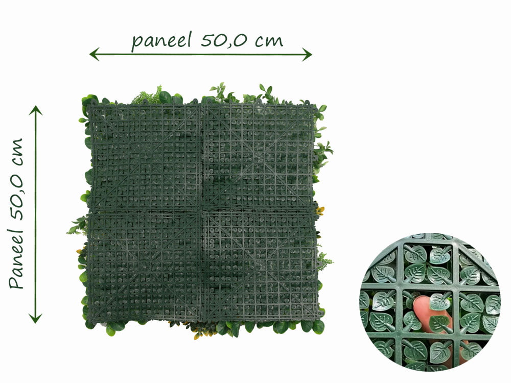 Orange bush Kunsthaag dichte achterkant Orange bush Kunsthaag dichte achterkant