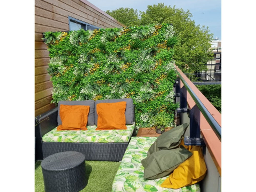 Orange bush Kunsthaag project foto Orange bush Kunsthaag project foto