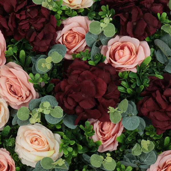 Pitch Pink bloemenwand detail