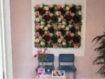 Pitch Pink bloemenwand toepassing
