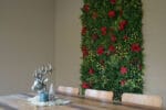 Kerstster Rode Bes Decoratie Plantenwand toepassing