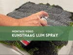 Kunsthaag lijm spray video