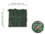 Veldkers siergras mix plantenwand dichte achterkant